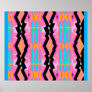 Poster Memphis Design Wire