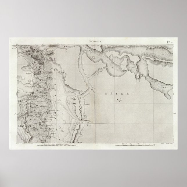 Pôster Memphis, Egito (Frente)