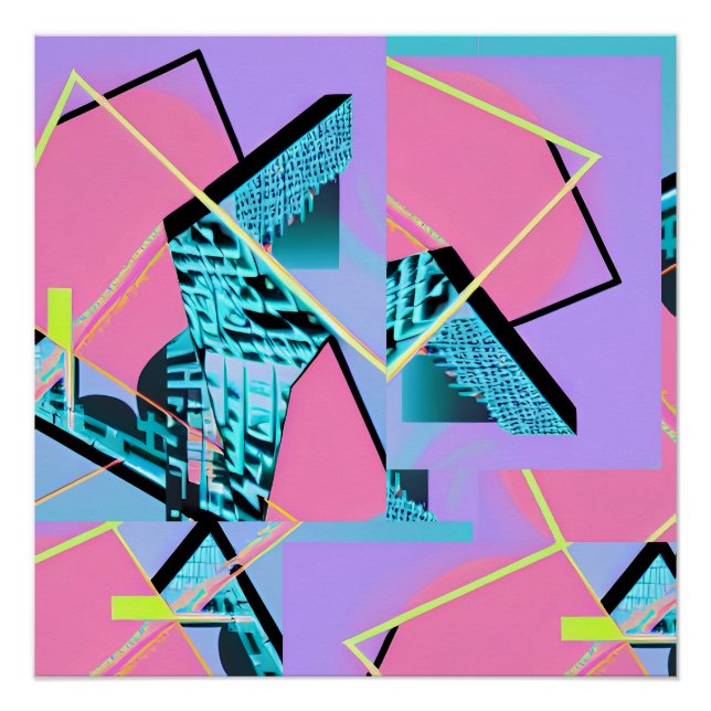 Pôster Memphis Pong Exchange (Frente)