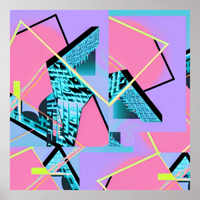 Poster Memphis Pong Exchange (Frente)