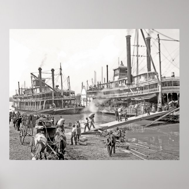 Pôster Memphis Riverboat (Frente)