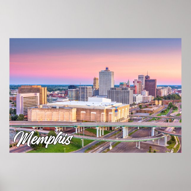 Poster Memphis, Tennessee, Estados Unidos (Frente)