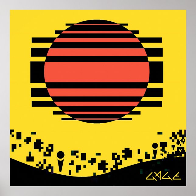 Poster Memphis Tossed Bits (Frente)