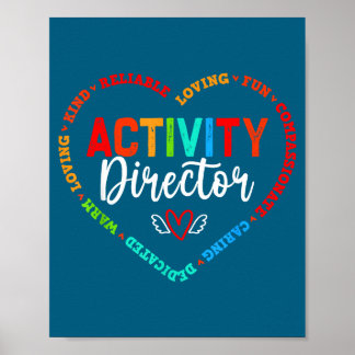 Poster Men Activity Director Squad Professionals Week