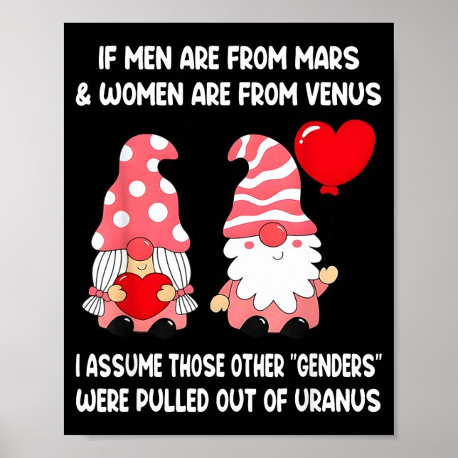 Poster Men Are From Mars Women Are From Venus I Ume Those (Frente)
