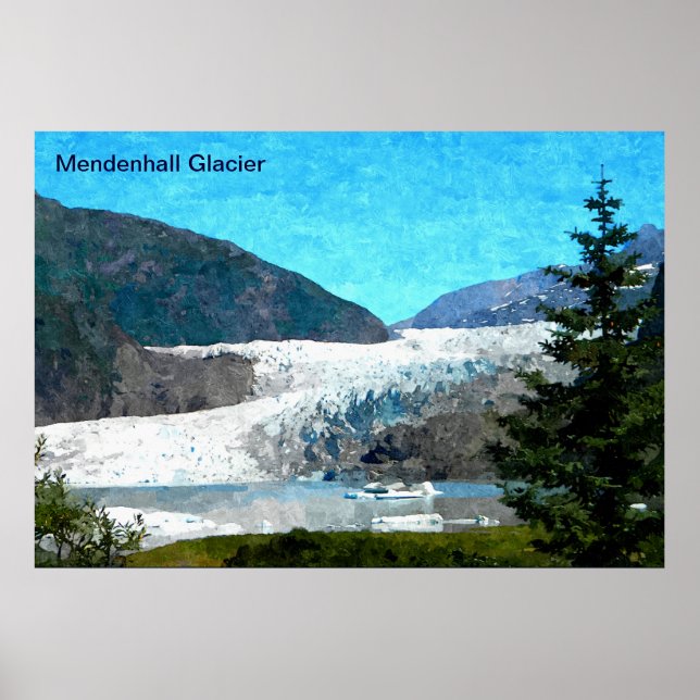 Pôster Mendenhall Glacier (Frente)