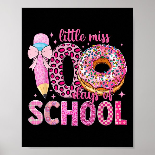 Poster Menina 100 Dias Meninas Mais Inteligentes Rosquinh (Frente)