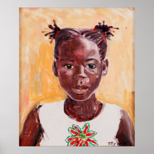 Pôster Menina africana