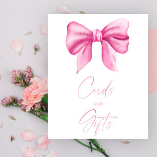 POSTER MENINA ARCO ROSA CARTÕES E PRESENTES