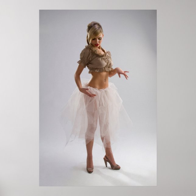 Pôster Menina atrativa (Frente)