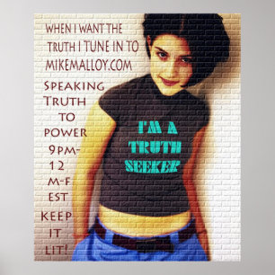 PÔSTER MENINA BONITO TRUTHSEEKERS