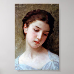 Poster Menina, Bouguereau