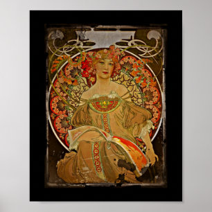 Pôster Menina c1897 de Champagne