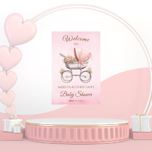 Poster Menina Clássica Vintage Chamada de Bebê Rosa
