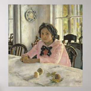 Poster Menina com pêssegos, 1887