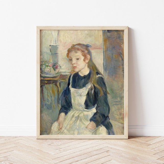 Poster Menina com um Apron | Berthe Morisot (Criador carregado)