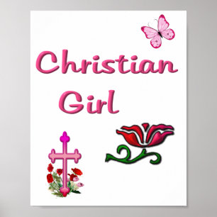 Poster Menina Cristã