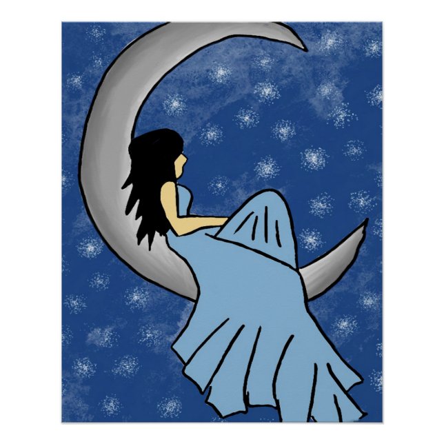 Pôster menina da lua (Frente)