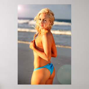 Poster Menina da praia