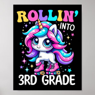 Poster Menina da Terceira Série de Volta à Escola Rollin