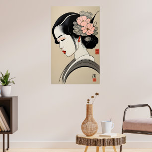 Poster menina das flores