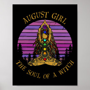 Poster Menina de Agosto A Alma De Uma Bruxa Aniversário V