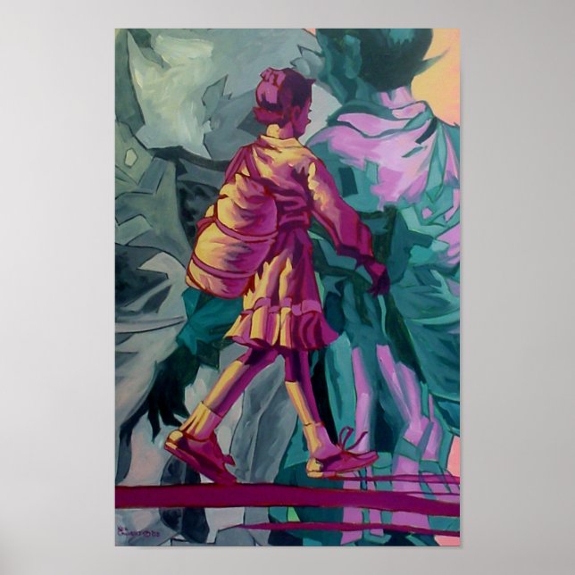 Poster Menina de escola (Frente)