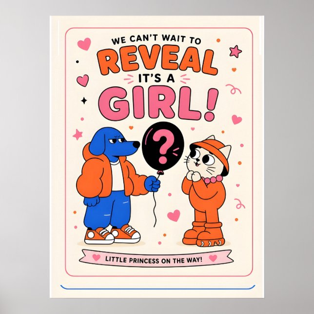 Poster menina de gênero (Frente)