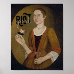 Pôster Menina de Grrrl do motim