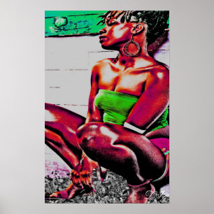 PÔSTER MENINA DE HAVANA, LIZ LOZ