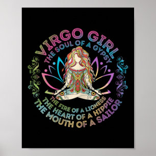Poster Menina de Virgem A Alma De Uma Cigana Aniversário 