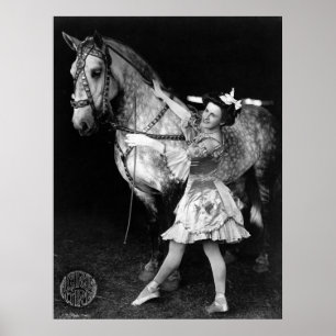 Poster Menina do circo: 1908