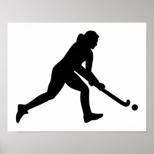 Poster Menina do hóquei em campo