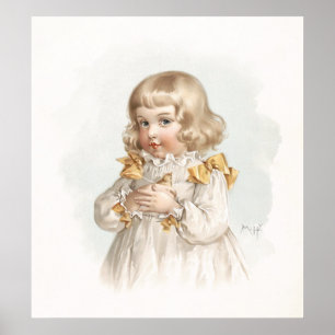 Pôster Menina do primavera de Maud Humphrey