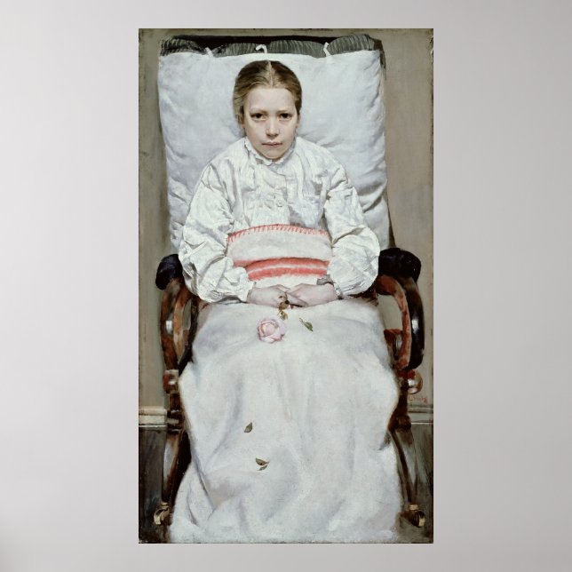 Pôster Menina Doente (Frente)