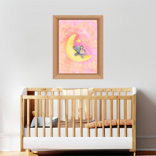 Poster Menina dos Sonhos Doces Bebê Elefante 1 (Criador carregado)