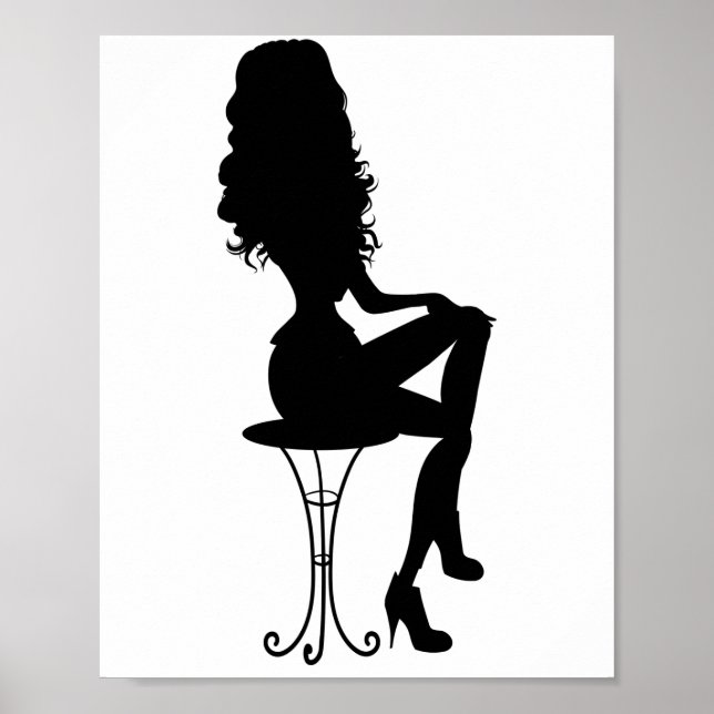 Poster Menina elegante (Frente)
