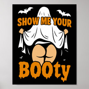 Poster Menina Engraçada Fantasma Mostra-Me Seu Humor Escu