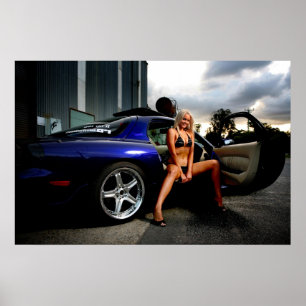 Pôster Menina giratória