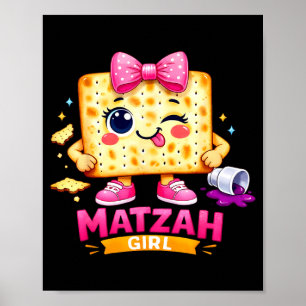 Poster Menina Matzah Afikoman Feliz ver Coquette