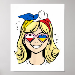 Poster Menina meio polonesa meio ucraniana