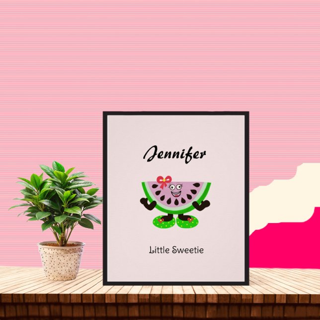 Pôster Menina Melon (Criador carregado)