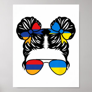 Poster Menina metade armênia metade ucraniana Armênia Cri