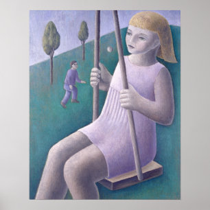 Poster Menina no balanço 1996