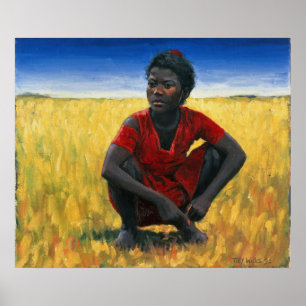 Pôster Menina no vermelho 1992