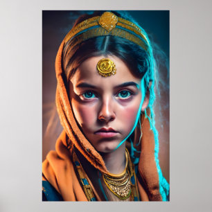 Poster Menina Persa Iraniana
