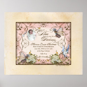 Poster Menina Personalizada - Princesa Faerie Encantada