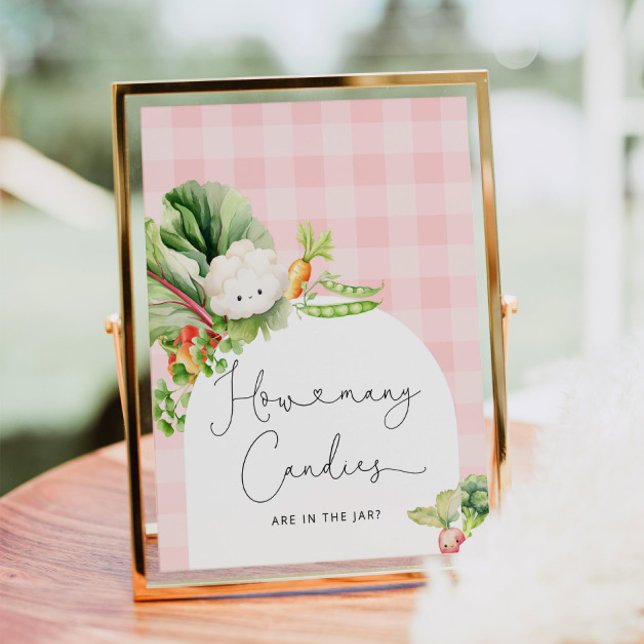 Poster Menina rosa cultivada localmente quantas doces (Criador carregado)