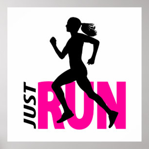 Poster Menina Running