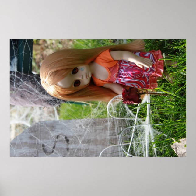 Pôster Menina Sem Nome - Assombrando (Frente)